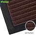 Mibao Durable Rubber Door Mat, Waterproof Non-Slip Easy Clean Low-Profile Heavy Duty Mats for Entry, Patio, High Traffic Areas (18