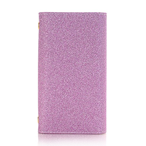 image for Samsung Galaxy S9 Case, DMaos Bling Glitter Women PU Leather Wallet Cr
