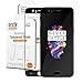 Orzly OnePlus 5 Screen Protector, Pro-Fit Twin Pack Tempered Glass Screen Protector for OnePlus 5 [Full Screen Coverage] – Black Frame