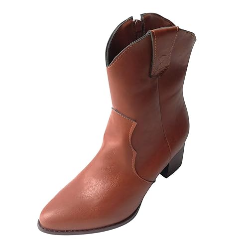 botines estilo vaquero para dama