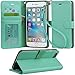 Arae wallet case for iPhone 6s Plus / iPhone 6 plus [Kickstand Feature] PU leather with ID&Credit Card Pockets For Iphone 6 Plus / 6S Plus 5.5