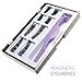 Ultimate Dual Magnetic False Eyelashes Extension Set (8 pieces) - Full Size and Half Size Fake Lashes in One Set with Applicator - Best Reusable and Easy to Apply Ultra Thin Magnets, Natural Look