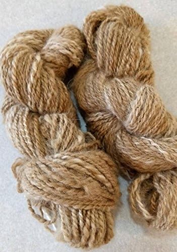 Handspun yarn- art yarn- alpaca yarn- Alpaca and Wool- 2 skein 260yds- knitting- knit- knitting supplies- crochet- felting- wool- alpaca