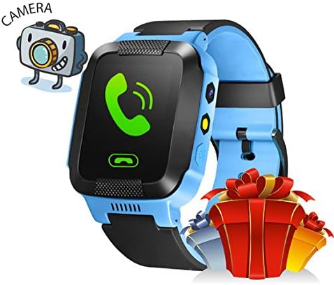Oriole Kids Smart Watch with SIM 2 Way Call Text GPS Tracker Parents Control Camera Games Flash Night Light Touch Anti-lost SOS Children Bracelet Best New Year Gift For Boys Girls for iPhone Android