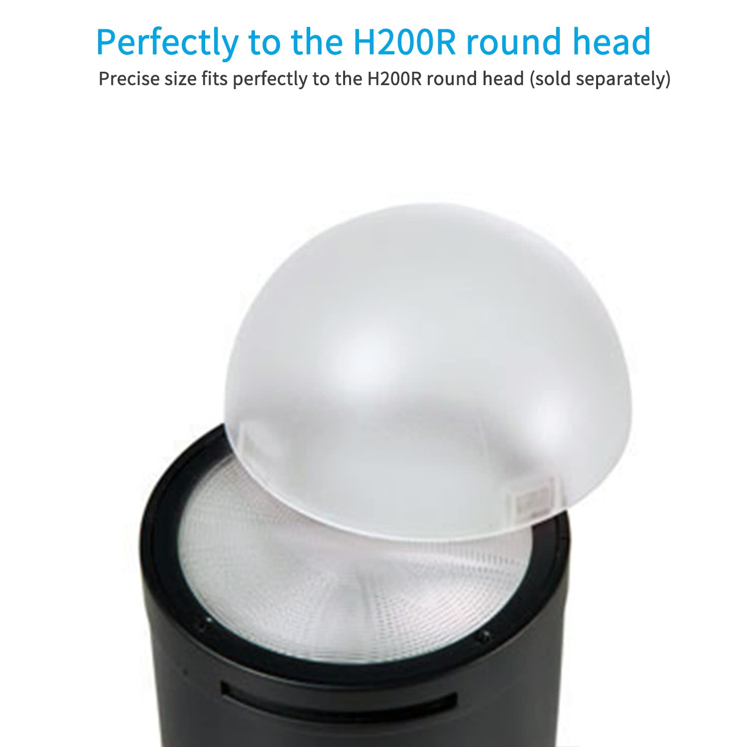 Godox AK-R11 Diffuser Dome for Godox V1 V1pro V100 Round Head Flash for Godox AD100Pro / H200R