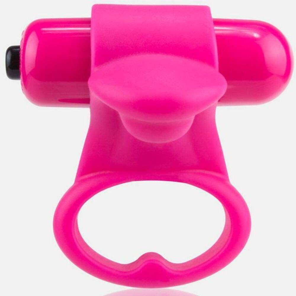 Screaming O Strawberry You-Turn Reusable 2 Finger Vibrating Ring with Deep, Rumbling Vibrations for Intense G-Spot Massage