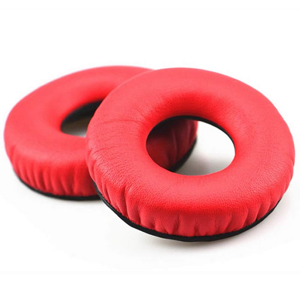 HualuBro Replacement Ear Pads Earpad Cushions Case Cover for Sennheiser HD25-1, HD25, HD 25, HD25-II, HD25SP, 25SP-II Headphone (Red)
