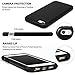 TENDLIN Compatible with iPhone 5S Case/iPhone SE 2016 Case (1st Gen) Leather Back Flexible TPU Silicone Hybrid Arc Bumper Shockproof Case for iPhone 5 / 5S / SE (1st Gen 2016) - Black