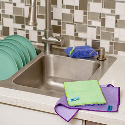 persik PureSky Ultra Microfiber Cooktop, Countertop Cleaning Scrubbing Pads JUST ADD Water No