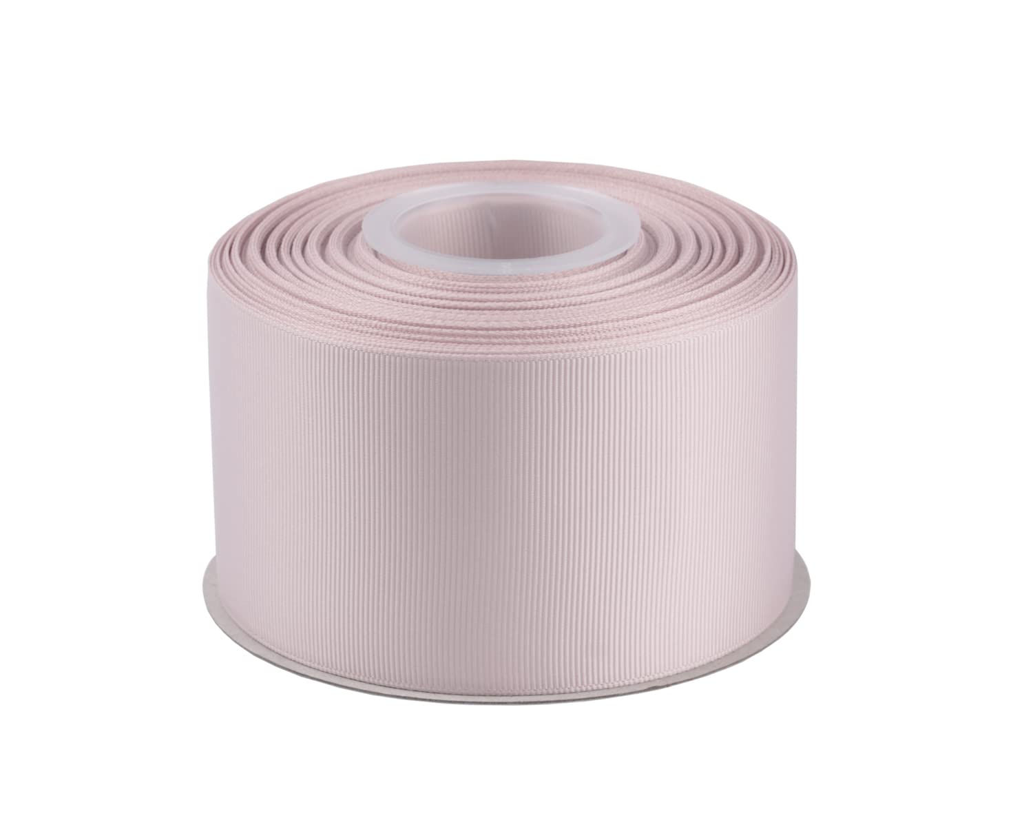 63mm X 22M Solid Grosgrain Ribbon for Gift Wrapping Parties, Wedding Decoration, Crafts Sewing(Vanilla)