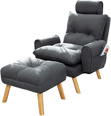 Poltrona Bergere Con Poggiapiedi Patchwork