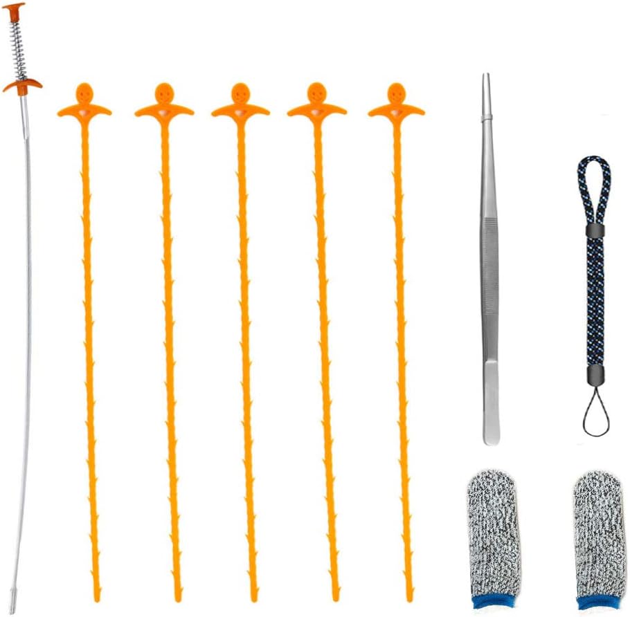 Wesea Drain Hair Remover Tool,Drain Snake Hair Clog Remover,Hair