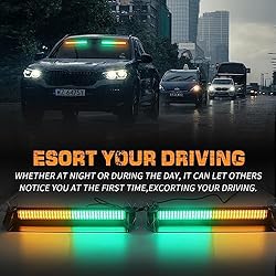 XRIDONSEN Emergency Dash Strobe Lights 144 LED