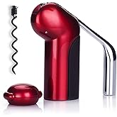 KAYCROWN Wine Bottle Opener - Vertical Lever Corkscrew Wine Opener with Foil Cutter & Extra Screw, Manual Handheld Wine Corkscrew with Ergonomic Lever Pump