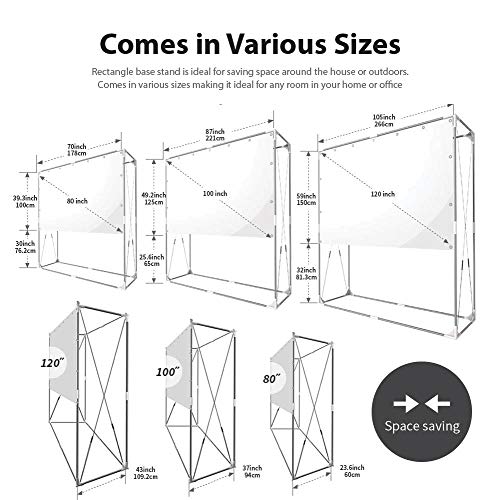 4 JaeilPLM+120+Inch+Projector+Compatible+Rectangle