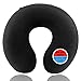 Sojoy Memory Foam Travel Pillow Head Neck Chin Support for Comfortable Sleep Long Trip on Car, Airplane Adults Size(12X11X4)