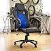 Best Choice Products Executive Racing Office Chair PU Leather Swivel Computer Desk Seat High-Back Blue