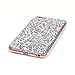 iPhone 6S Plus Case,iPhone 6 Plus Case,ikasus Luxury Sparkle 3D Bling Diamond Glitter Paillette Flexible Soft Rubber Gel TPU Protective Case Cover for iPhone 6 Plus/iPhone 6S Plus 5.5,Silver