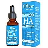 Hyaluronic Acid Serum With Vitamin C & Vitamin E - Skin Hydrating Serum by Umber NYC (1 OZ)