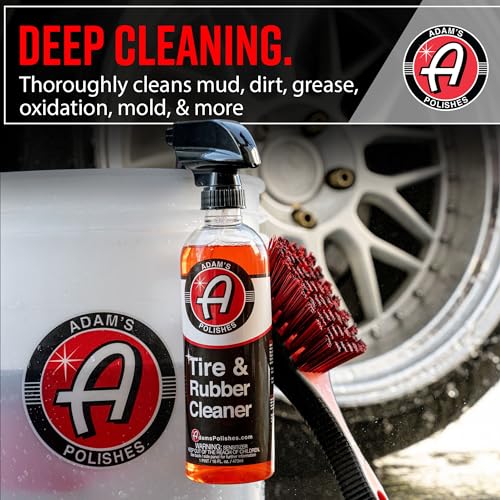 Adam's Polishes Tire & Rubber Cleaner (16 oz) Removes Discoloration