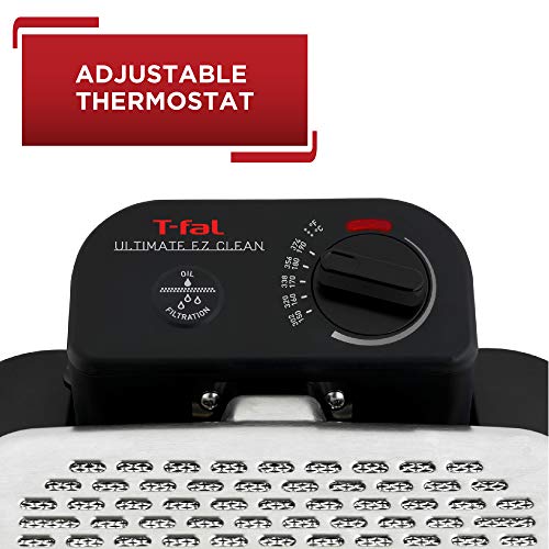 TFal Ultimate EZ Clean Stainless Steel Deep Fryer with Basket 3.5