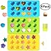 IHUIXINHE Food Grade Silicone Mold, Non-stick Ice Cube Mold, Jelly, Biscuits, Chocolate, Candy, Cupcake Baking Mould, Muffin pan (Star)