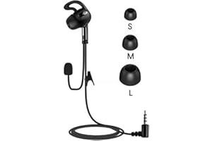 GaiRen Referee Communication System, Professional FBIM Referee Headsets with Earphone for Soccer Volleyball Ofiicial Football Handball (1 Right Earpiece)