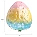Coogam Large Rainbow Strawberry Jumbo Squishy Super Slow Rising Big Squishies Squeeze Fruit Stress Stretch Cream Scented Slow Rising Fidget Toys Gifts for Kids and Adults (4.5 Inch)