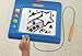 Fisher-Price Doodle Pro Slim - Blue, portable magnetic drawing tablet for mess-free art play for preschool kids ages 3 and up
