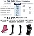 SB SOX Plantar Fasciitis Relief Socks - Night Splint & Foot Brace for Achilles Tendonitis, Heel Pain, and Arch Support – Foot Compression Sleeve for Recovery, Foot Swelling, and Fatigue (Pink, Large)
