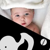 makidrise Newborn Essentials Black and White Sensory Cards High Contrast 14x10 view 6