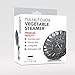 Tuli Kitchen Stainless Steel Vegetable Steamer with silicone feet - includes free Ebook