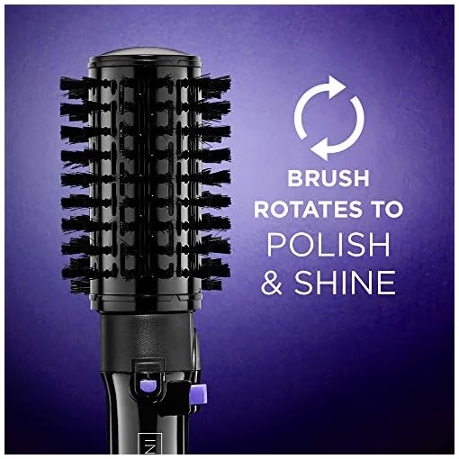 INFINITIPRO BY CONAIR Hot Air Spin Brush, 2 Inch and 1 1/2 Inch, Black - Image 3