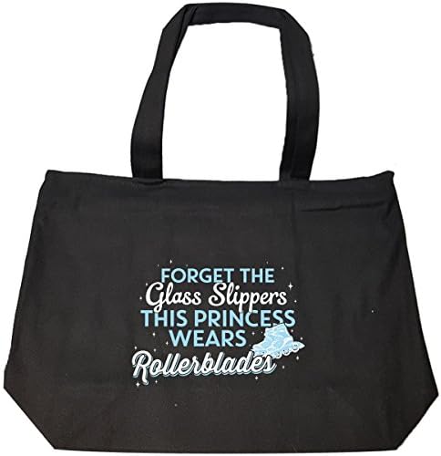 This Princess Wears Rollerblades - Tote Bag With Zip