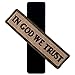 EmbTao in GOD We Trust Embroidered Tactical Morale Fastener Hook&Loop Patch - Multitan