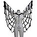 pinda Halloween Costume Bats Poncho with Spider Web Cape (one Size, 8088black)