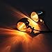 INNOGLOW Motorcycle Turn Signal Lights 2pcs Bullet Front Rear Turn Signals Indicator Blinkers Amber Lights Fits for Harley Suzuki Kawasaki