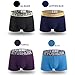 EYUSHIJIA Men's 4 Pack Comfortable Underwear Boxer Briefs(Large, C)