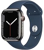 Amazon.com: Apple Watch Series 7 (GPS, 45MM) - Blue Aluminum Case
