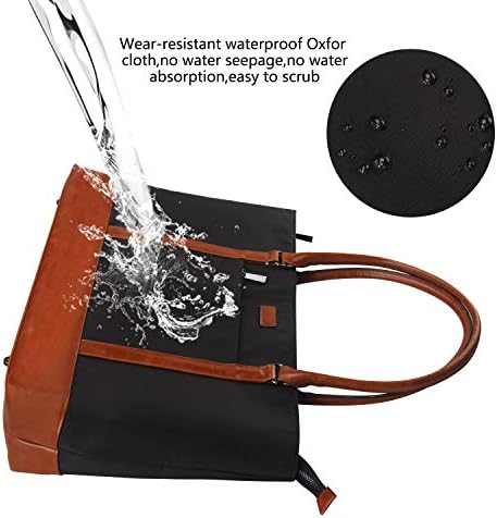 Woman Laptop Tote Bag,USB Teacher Bag Large Work Bag Purse Fits 15.6 in Laptop 8 Woman Laptop Tote Bag,USB Teacher Bag Large Work Bag Purse Fits 15.6 in Laptop