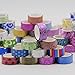 ATDAWN 60 Rolls Washi Tape Set, Masking Washi Tape, Decorative Craft Tape Collection for DIY Crafts and Gift Wrapping
