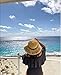 Funky Junque Emroidered Women's Sun Hat, 100% Straw, Adjustable One Size Fits Most, Perfect for Vacation - Hello Sunshine
