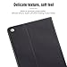 AUAUA iPad Mini 4 Case, iPad Mini 4 PU Leather Case with Smart Cover Auto Sleep/Wake +Screen Protector for Apple iPad Mini 4, 7.9 inch Apple Tablet (Mini 4, mini4 Black)