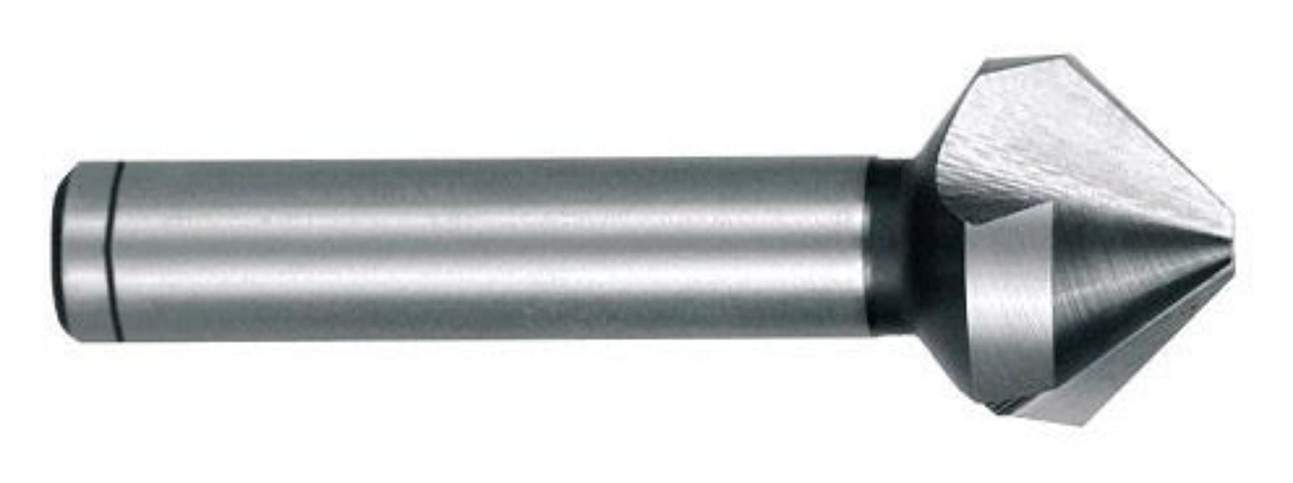 RUKO HSSE-Co 5 Taper and Deburring Counter Sinker, Din 335, Type C, 90 Degree, Bright Finish, 31.0 mm Diameter, 71.0 mm Length, R102125E