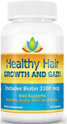 Vitamins For Hair Growth - Biotin Supplement Plus 33 Nutrients - Best Hair Growth Product For Fast Hair Growth Stronger Longer Thicker Volume Shine, Stop Hair Loss And Thinning - Healthy Hair Growth And Gain - Skin and Nail Care, As Well As Hair Regrowth Treatment - Extra Strength - For Women And Men - Made In USA