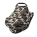 HONEY$HOMEY Camouflage Baby Car Seat Cover, Multi-Use Nursing Breastfeeding Scarf, High Chair Stroller Head Cover