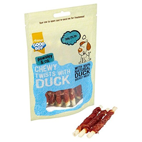 Good Boy Chewy Twists with Duck 90g (PACK OF 6)