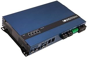 Soundstream RN1.3000D Rubicon Nano 3000W Class D 1-Channel Amplifier, Blue and Black