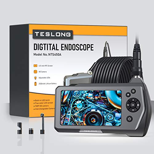 Teslong Industrielles Endoskopkamera, 2MP Endoskop mit 4,5 Zoll Bildschirm, 8 Einstellbaren LED-Licht, Wasserdichte… – Bild 8