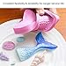 Kabi Mermaid Tail Mold Silicone Seashell Candy Molds for Chocolate Fondant Cake Decoration(4Pack)